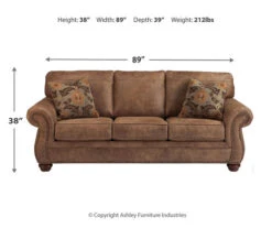 Larkinhurst Earth Faux Leather Queen Sofa Sleeper 8 Larkinhurst Earth Faux Leather Queen Sofa Sleeper -Home Furnishing Store 810594594 3