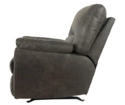 Tambo Pewter Faux Leather Rocker Recliner 23 Tambo Pewter Faux Leather Rocker Recliner -Home Furnishing Store 810594596 10