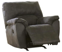 Tambo Pewter Faux Leather Rocker Recliner 21 Tambo Pewter Faux Leather Rocker Recliner -Home Furnishing Store 810594596 71