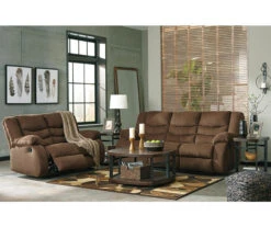 Tulen Chocolate Reclining Sofa -Home Furnishing Store 810594622 810594623 3