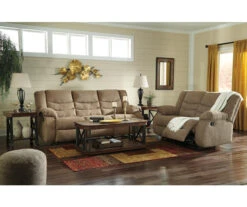 Tulen Mocha Reclining Loveseat -Home Furnishing Store 810594625 810594629 3 1