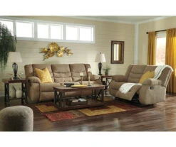 Tulen Mocha Reclining Loveseat -Home Furnishing Store 810594625 810594629 4 1