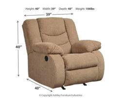 Tulen Mocha Rocker Recliner -Home Furnishing Store 810594626 4 1