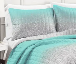 Lush Decor Glitter Ombre Print Quilt Set -Home Furnishing Store 810595760 2