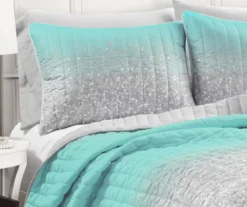 Lush Decor Glitter Ombre Print Quilt & Pillowcase Set 27 Lush Decor Glitter Ombre Print Quilt & Pillowcase Set -Home Furnishing Store 810595922 3