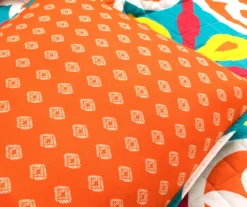 Lush Decor Orange & Turquoise Boho Floral Reversible Quilt Set 26 Lush Decor Orange & Turquoise Boho Floral Reversible Quilt Set -Home Furnishing Store 810596017 5