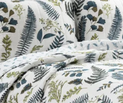 Lush Decor Devonia White & Green Botanical Reversible Cotton Quilt Set -Home Furnishing Store 810596065 2
