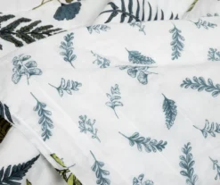 Lush Decor Devonia White & Green Botanical Reversible Cotton Quilt Set -Home Furnishing Store 810596065 4