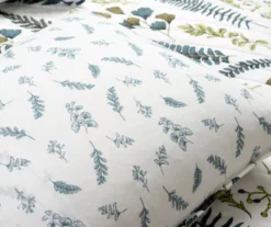 Lush Decor Devonia White & Green Botanical Reversible Cotton Quilt Set -Home Furnishing Store 810596065 6