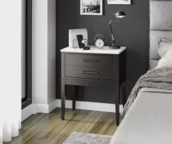 Ameriwood Madison Lane Faux Marble Nightstand 18 Ameriwood Madison Lane Faux Marble Nightstand -Home Furnishing Store 810596720 5