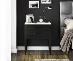 Ameriwood Madison Lane Faux Marble Nightstand 17 Ameriwood Madison Lane Faux Marble Nightstand -Home Furnishing Store 810596720 6