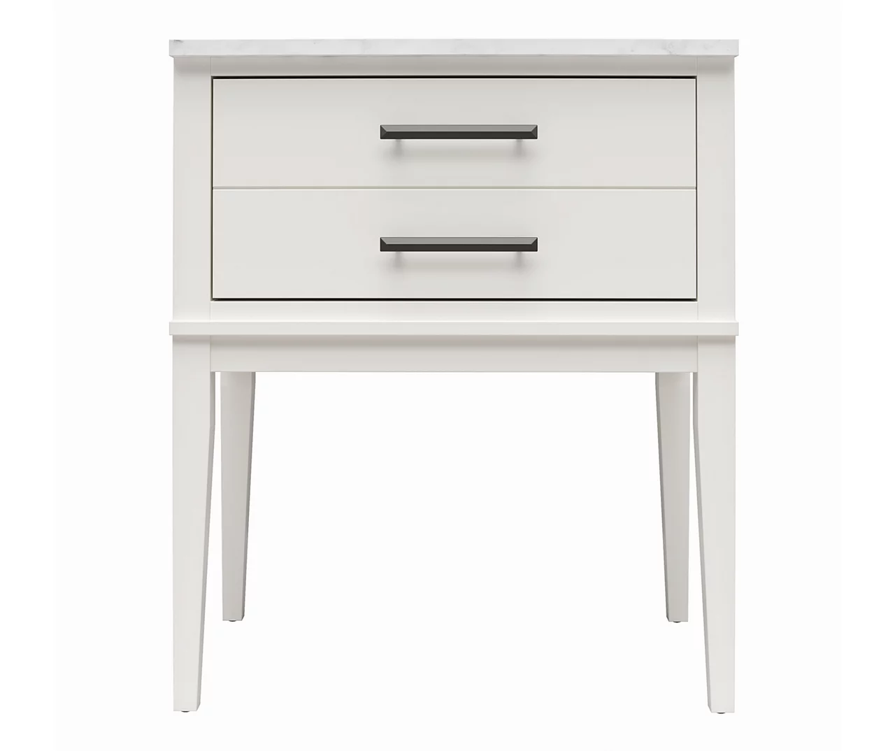 Ameriwood Madison Lane Faux Marble Nightstand 2 Ameriwood Madison Lane Faux Marble Nightstand - Image 2