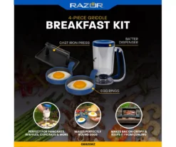 RAZOR 4-Piece Griddle Breakfast Kit 17 RAZOR 4-Piece Griddle Breakfast Kit -Home Furnishing Store 810597070 2
