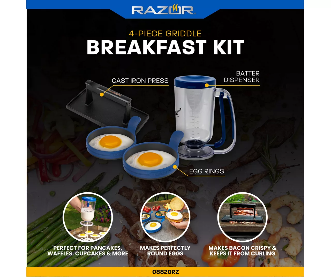 RAZOR 4-Piece Griddle Breakfast Kit 9 RAZOR 4-Piece Griddle Breakfast Kit - Image 9