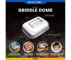 RAZOR 3-in-1 Griddle Dome 19 RAZOR 3-in-1 Griddle Dome -Home Furnishing Store 810597080 9