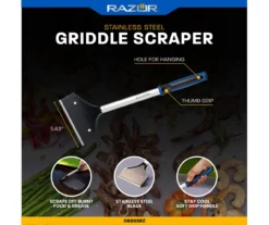RAZOR Stainless Steel Griddle Scraper -Home Furnishing Store 810597085 4