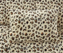 Marselle Leopard Print Faux Fur 4-Piece Comforter Set 25 Marselle Leopard Print Faux Fur 4-Piece Comforter Set -Home Furnishing Store 810598172 810598173 7