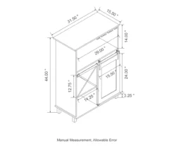 Black & Light Brown Sliding Door Wine Cabinet -Home Furnishing Store 810598580 A0 8