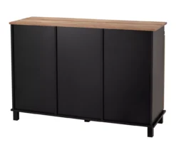 Modern Industrial Black & Brown Sliding Door Sideboard -Home Furnishing Store 810598711 A0 5