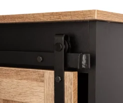 Modern Industrial Black & Brown Sliding Door Sideboard -Home Furnishing Store 810598711 A0 6