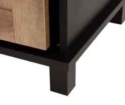 Modern Industrial Black & Brown Sliding Door Sideboard -Home Furnishing Store 810598711 A0 7