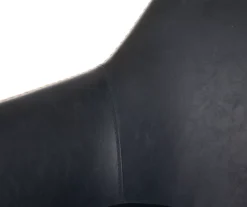 Glitzhome Mid-Century Modern Faux Leather Dining Chairs, 2-Pack -Home Furnishing Store 810598714 A0 4