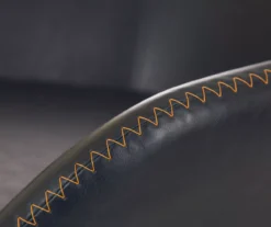 Glitzhome Mid-Century Modern Faux Leather Dining Chairs, 2-Pack -Home Furnishing Store 810598714 A0 5