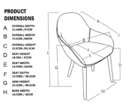 Mid-Century Modern Gray Faux Leather Dining Chairs, 2-Pack -Home Furnishing Store 810598715 A0 5