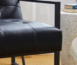 Glitzhome Modern Industrial Faux Leather Accent Chairs, 2-Pack 21 Glitzhome Modern Industrial Faux Leather Accent Chairs, 2-Pack -Home Furnishing Store 810598914 A0 5