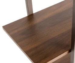 Walnut Modern Open 4-Shelf Bookcase 10 Walnut Modern Open 4-Shelf Bookcase -Home Furnishing Store 810598940 A0 5