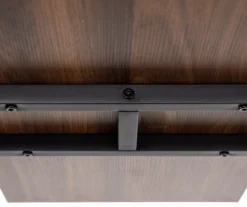 Walnut Modern A-Frame 4-Shelf Bookcase -Home Furnishing Store 810598942 A0 5