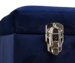 Glitzhome Velvet Suitcase Storage Stool -Home Furnishing Store 810598944 A0 5