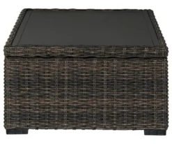 Grasson Lane All-Weather Wicker Patio Coffee Table -Home Furnishing Store 810599433 4