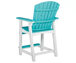 Eisley Wood Look Patio Dining Counter Stools, 2-Pack -Home Furnishing Store 810599459 2