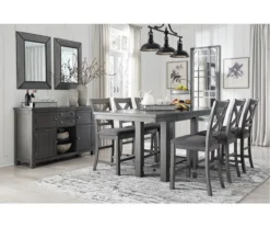 Myshanna Extension Leaf Counter-Height Dining Table 15 Myshanna Extension Leaf Counter-Height Dining Table -Home Furnishing Store 810599581