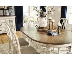 Raelyn Oval Extension Leaf Dining Table -Home Furnishing Store 810599594 7