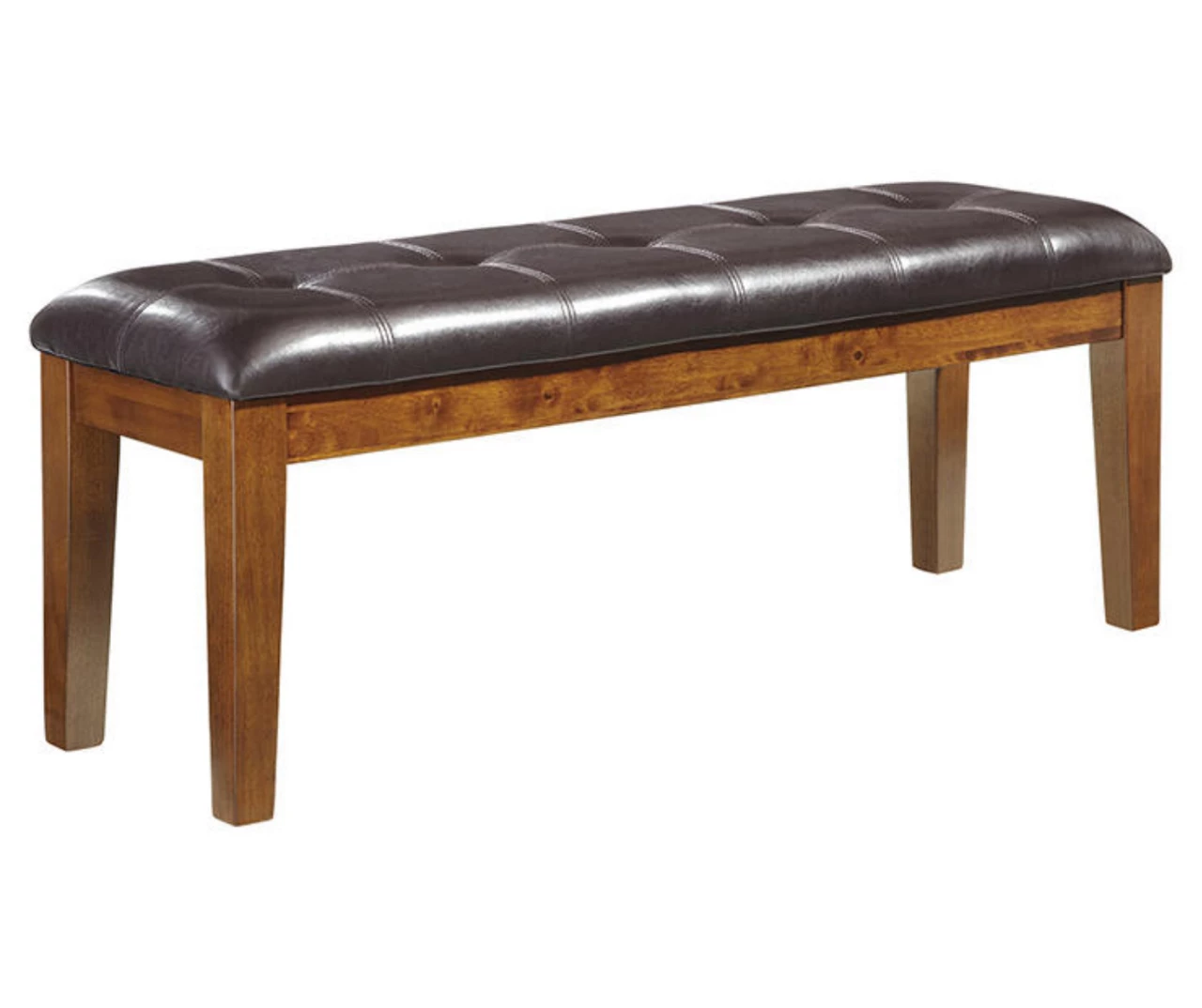 Ralene Faux Leather Dining Bench 1 Ralene Faux Leather Dining Bench