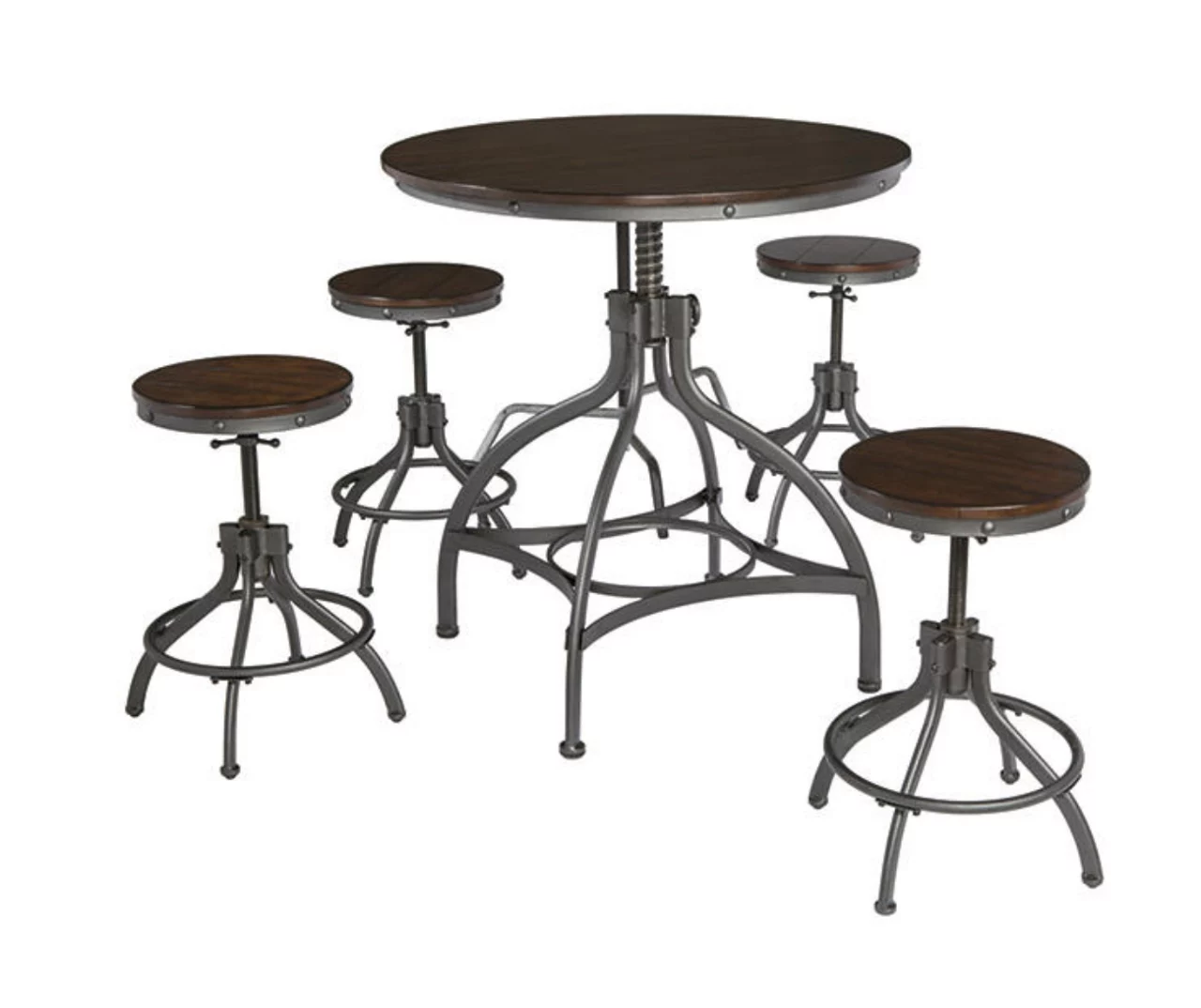 Odium 5-Oiece Counter-Height Dining Set 3 Odium 5-Oiece Counter-Height Dining Set - Image 3