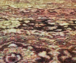 Joliet Sunset & Black Floral Mandala Area Rug, (2' X 8') 11 Joliet Sunset & Black Floral Mandala Area Rug, (2' X 8') -Home Furnishing Store 810599780 A8 3