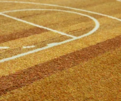 Brown & White Basketball Court Area Rug, (5' X 8') 13 Brown & White Basketball Court Area Rug, (5' X 8') -Home Furnishing Store 810599848 A8 3