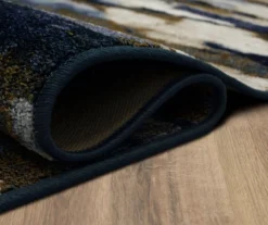 Redondo Blue & Brown Abstract Area Rug, (5' X 8') -Home Furnishing Store 810600309 A8 5