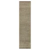 Harley Hill Gray & Beige Geometric Area Rug, (2' X 8')
