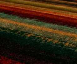 Multi-Color Boho Stripe Accent Rug, (20" X 34") -Home Furnishing Store 810600677 A8 3