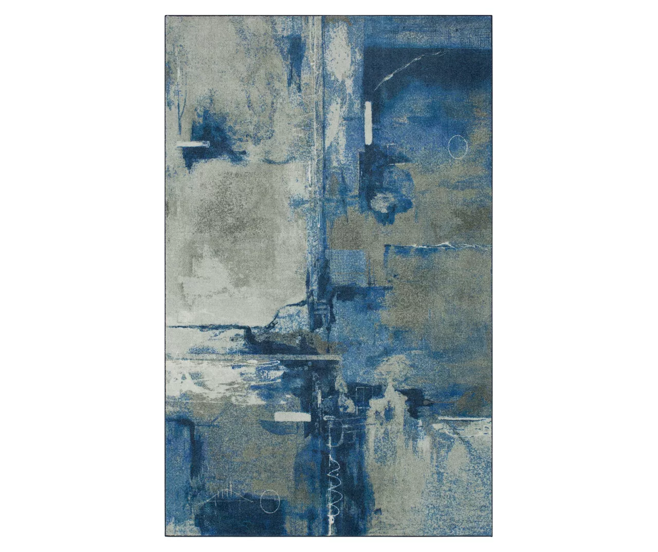 Mohawk Home Fusion Blue Area Rug 6 Mohawk Home Fusion Blue Area Rug - Image 6