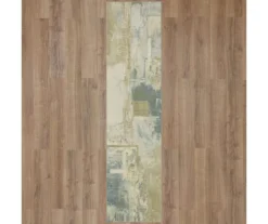 Fusion Tan & Beige Abstract Area Rug, (2.5' X 10') -Home Furnishing Store 810600802 A0 2