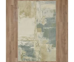 Fusion Tan & Beige Abstract Area Rug, (6' X 9') -Home Furnishing Store 810600806 A0 2