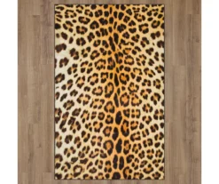 Yellow & Black Leopard Print Area Rug, (8' X 10') 9 Yellow & Black Leopard Print Area Rug, (8' X 10') -Home Furnishing Store 810600850 A0 2