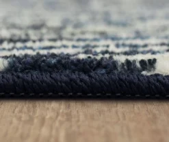 Maisie Navy & White Geometric Area Rug, (4' X 6') 10 Maisie Navy & White Geometric Area Rug, (4' X 6') -Home Furnishing Store 810600925 A8 4