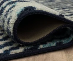 Maisie Navy & White Geometric Area Rug, (4' X 6') 11 Maisie Navy & White Geometric Area Rug, (4' X 6') -Home Furnishing Store 810600925 A8 5