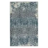 Maisie Navy & White Geometric Area Rug, (6' X 9')